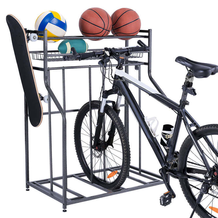 Mythinglogic Bike Rack, Bicycle Holder With Baskets Collection
